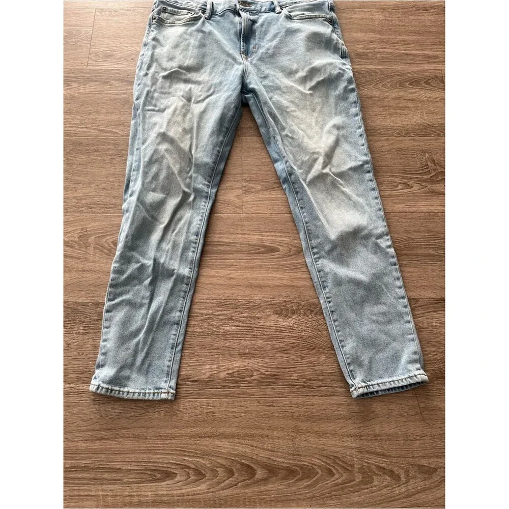 Banana Republic Standard Slim Fit Jeans Mens 34x30 Light Wash Stretch Denim